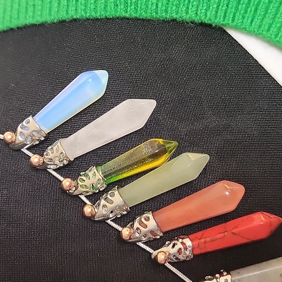 Set of 21 Fashion Pendants w/18" 925 Plated Chain - NWOT - Picture 6 of 7